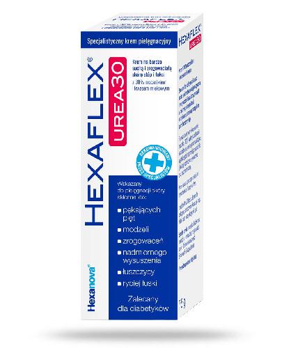 podgląd produktu Hexaflex Urea 30 krem na bardzo suchą i zrogowaciałą skórę stóp i łokci z mocznikiem 75 g