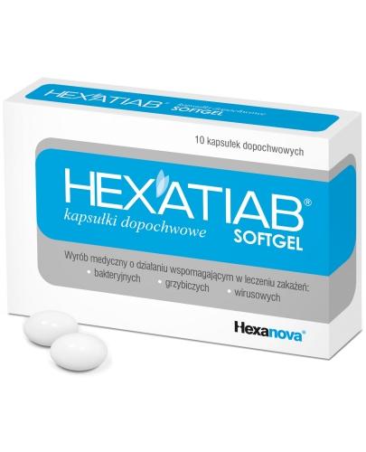 podgląd produktu Hexatiab kapsułki dopochwowe 10 sztuk