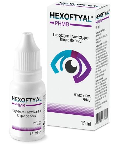 zdjęcie produktu Hexoftyal PHMB łagodzące i nawilżające krople do oczu 15 ml