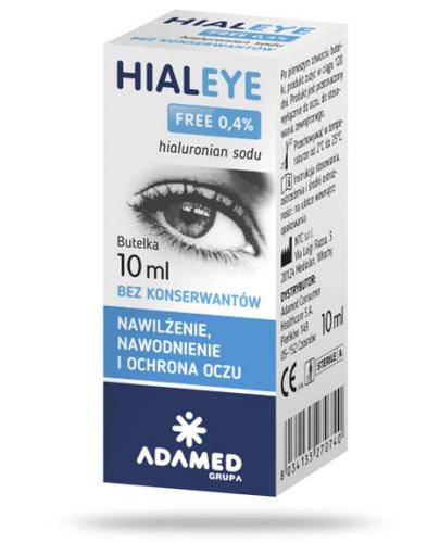 podgląd produktu Hialeye Free 0,4% krople do oczu 10 ml