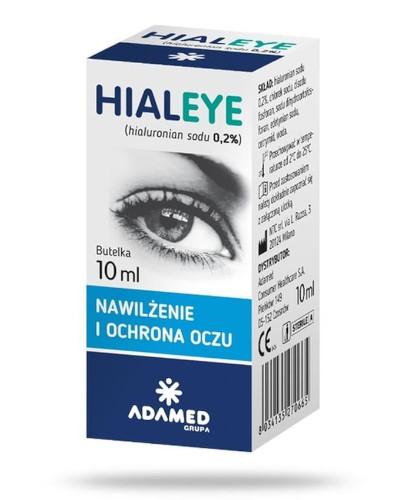 podgląd produktu Hialeye nawilżenie i ochrona oczu 0,2% krople do oczu 10 ml