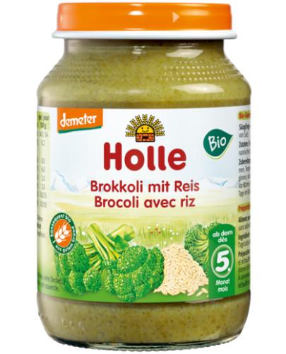 podgląd produktu Holle Danie Bio brokuły z ryżem po 5 miesiącu 190 g