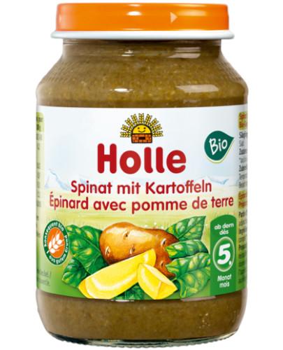podgląd produktu Holle Danie Bio szpinak z ziemniakami po 5 miesiącu 190 g