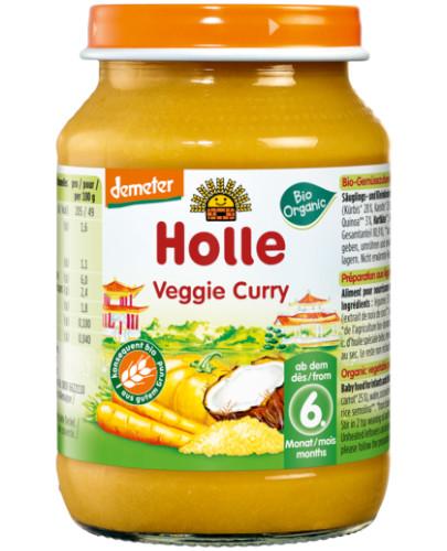 podgląd produktu Holle Danie Bio wegetariańskie curry po 6 miesiącu 190 g
