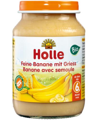 podgląd produktu Holle Deser Bio delikatny banan z grysikiem po 6 miesiącu 190 g