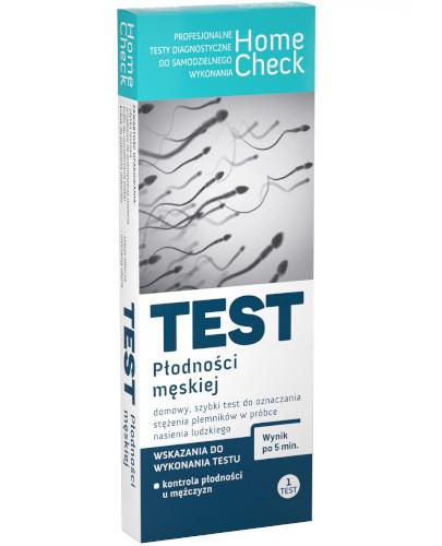 zdjęcie produktu Home Check Test płodności męskiej 1 sztuka