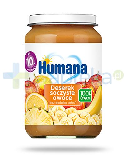 podgląd produktu Humana 100% Organic deserek soczyste owoce dla dzieci 10m+ 190 g
