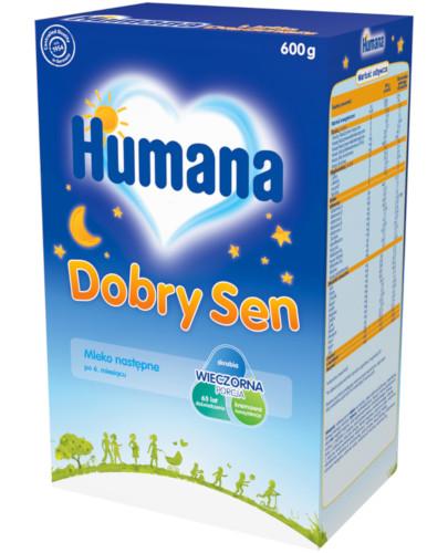 podgląd produktu Humana Dobry Sen mleko po 6 miesiącu 600 g