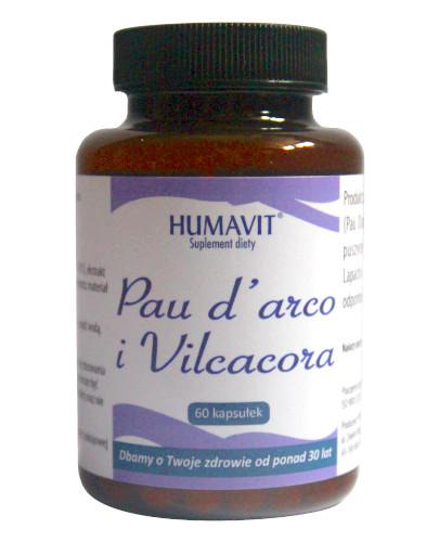 podgląd produktu Humavit Pau d'arco i Vilcacora na odporność 60 kapsułek