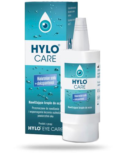podgląd produktu Hylo Care nawilżające krople do oczu 10 ml