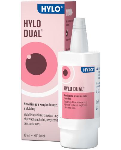 zdjęcie produktu Hylo Dual nawilżające krople do oczu z ektoiną 10 ml