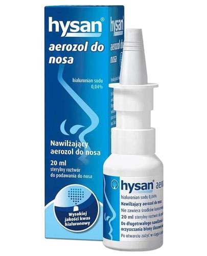 podgląd produktu Hysan aerozol nawilżający do nosa 20 ml