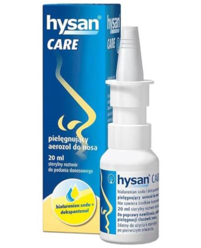 podgląd produktu Hysan Care pielęgnujący aerozol do nosa 20 ml