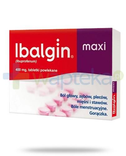 Sanofi Ibalgin Maxi 400mg 24 tabletki - cena, opinie ...