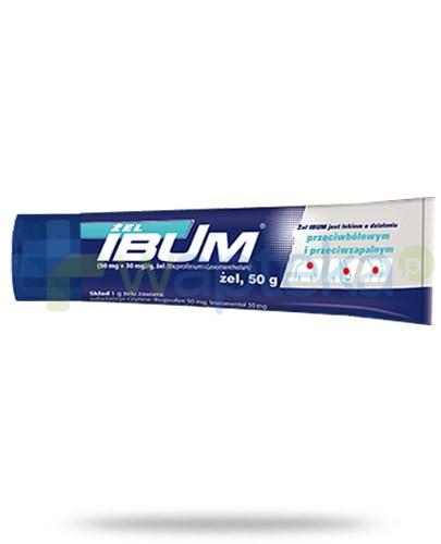 podgląd produktu Ibum (50 mg + 30 mg)/g żel przeciwbólowy 50 g