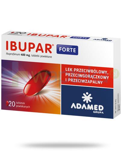 podgląd produktu Ibupar Forte 400mg 20 tabletek
