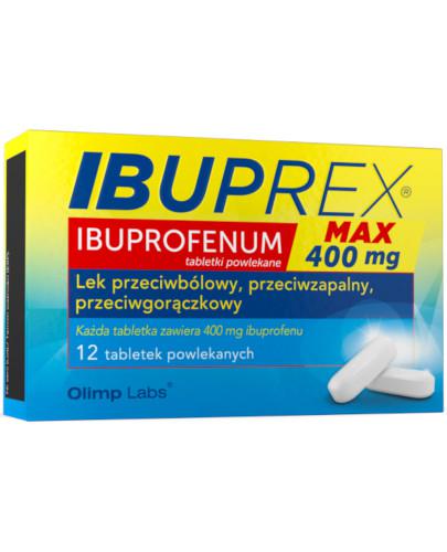 podgląd produktu Ibuprex Max 400 mg 12 tabletek