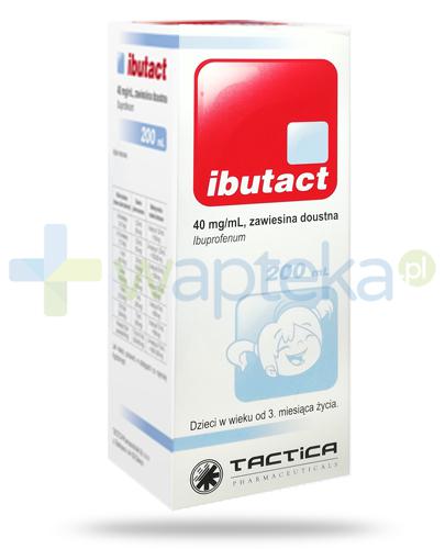 podgląd produktu Ibutact 40mg/ml, zawisina doustna z łyżeczką 200 ml