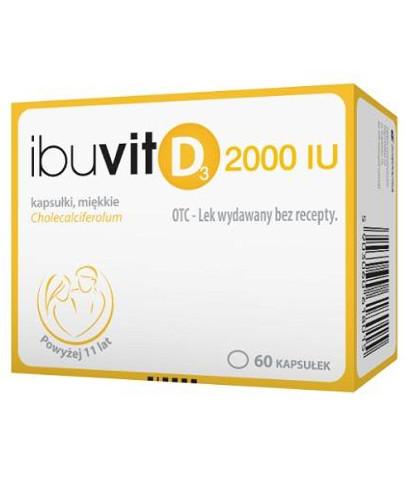 zdjęcie produktu Ibuvit D3 2000 IU 60 kapsułek