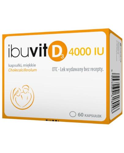 zdjęcie produktu Ibuvit D3 4000 IU 60 kapsułek