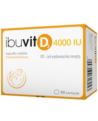 zdjęcie produktu Ibuvit D3 4000 IU 90 kapsułek miękkich