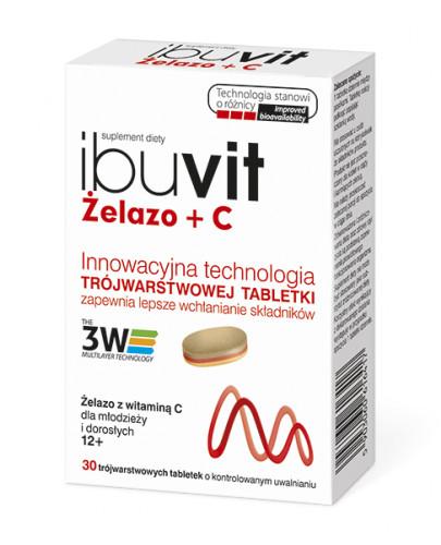 podgląd produktu Ibuvit Żelazo + C 30 tabletek