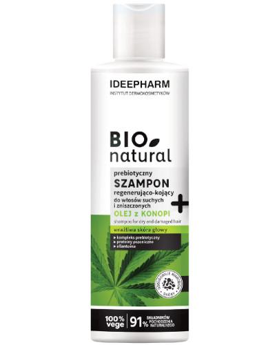 zdjęcie produktu Ideepharm BIO natural prebiotyczny szampon regenerująco-kojący do włosów suchych i zniszczonych 400 ml