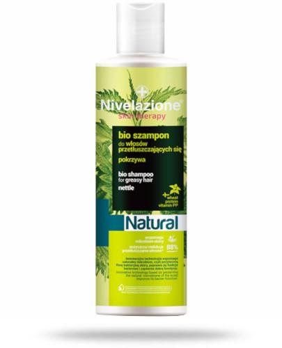 podgląd produktu Ideepharm Nivelazione Skin Therapy Natural BIO szampon do włosów przetłuszczających się pokrzywa 300 ml