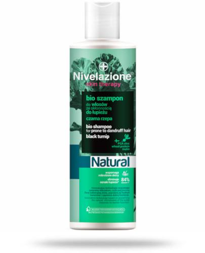 podgląd produktu Ideepharm Nivelazione Skin Therapy Natural Bio szampon do włosów ze skłonnością do łupieżu czarna rzepa 300 ml