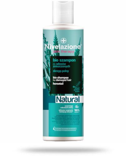podgląd produktu Ideepharm Nivelazione Skin therapy Natural Bio szampon do włosów zniszczonych skrzyp polny 300 ml