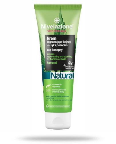 podgląd produktu Ideepharm Nivelazione Skin Therapy Natural Regenerująco-kojący krem do rąk i paznokci z olejem konopnym 100 ml