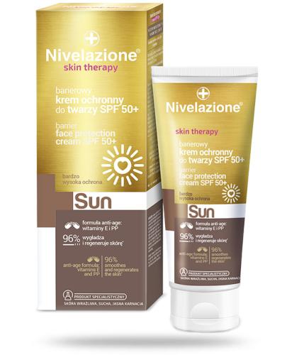 podgląd produktu Ideepharm Nivelazione Skin Therapy Sun barierowy krem ochronny do twarzy SPF50+ 50 ml