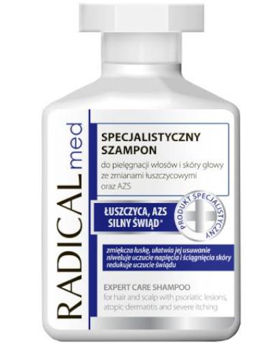 podgląd produktu Ideepharm Radical Med specjalistyczny szampon do pielęgnacji włosów i skóry głowy ze zmianami łuszczycowymi oraz AZS 300 ml