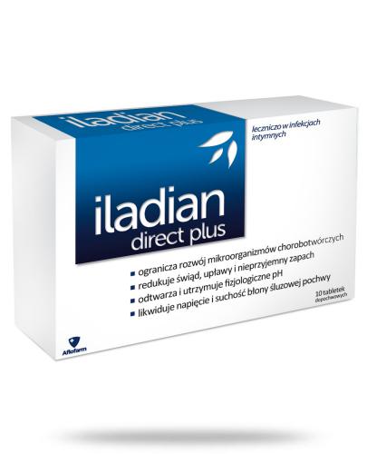 zdjęcie produktu Iladian Direct Plus 10 tabletek dopochwowych