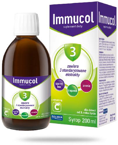 podgląd produktu Immucol 3 syrop dla dzieci od 3 roku życia 200 ml