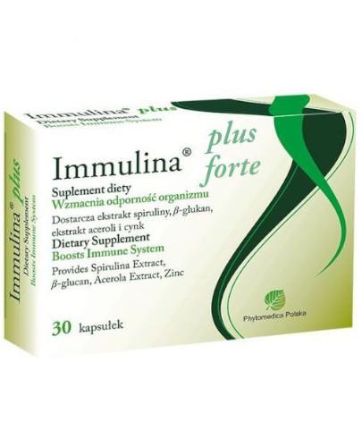 podgląd produktu Immulina Plus Forte 30 kapsułek