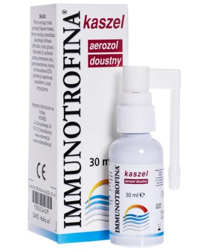 podgląd produktu Immunotrofina kaszel aerozol doustny 30 ml