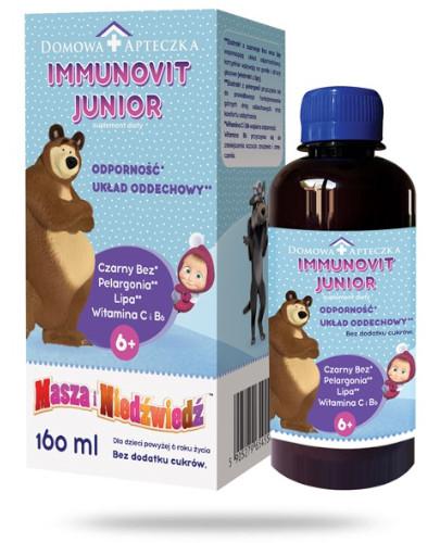 podgląd produktu Domowa Apteczka ImmunoVit Junior 160 ml