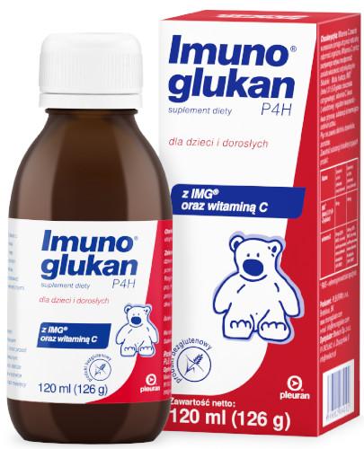 zdjęcie produktu Imunoglukan P4H syrop dla dzieci i dorosłych 120 ml