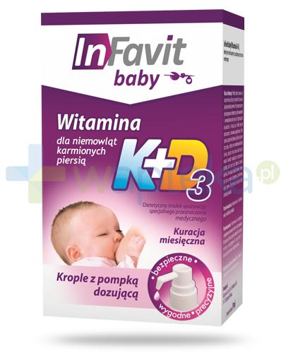 Infavit Baby Witamina Kd3 Dla Niemowląt Karmionych Piersią 9 Ml