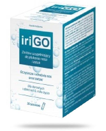 podgląd produktu IriGO zestaw uzupełniający do płukania nosa i zatok 30 saszetek
