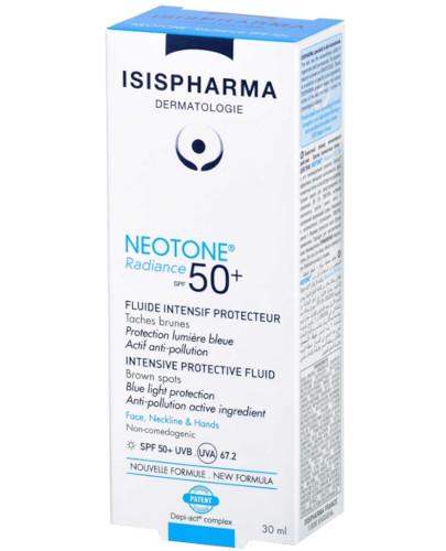 podgląd produktu Isis Neotone Radiance serum na dzień likwidujące przebarwienia skóry z filtrem SPF50+ 30 ml