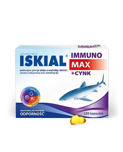 zdjęcie produktu Iskial Immuno Max + Cynk 120 kapsułek