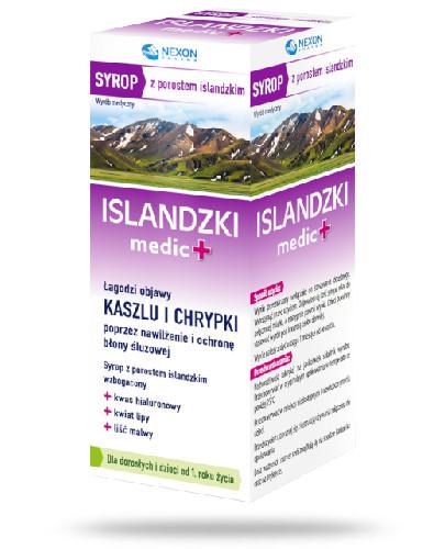 podgląd produktu Islandzki medic+ syrop z porostem islandzkim 125 ml