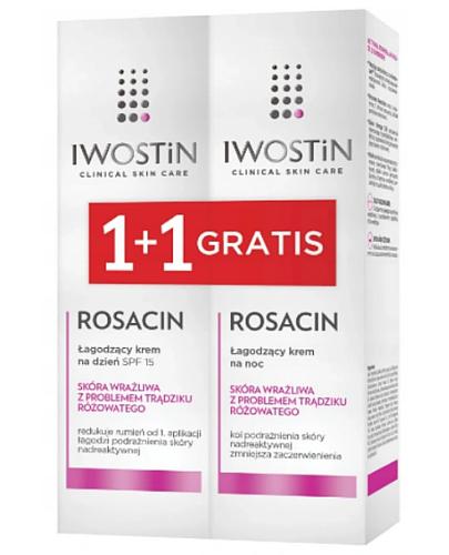 podgląd produktu Iwostin Rosacin łagodzący krem na dzień SPF15 40 ml + łagodzący krem na noc 40 ml