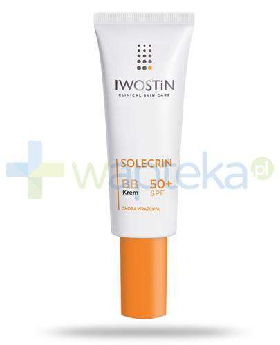 podgląd produktu Iwostin Solecrin BB SPF50+ krem wyrównujący koloryt skóry 30 ml