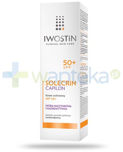 podgląd produktu Iwostin Solecrin Capillin SPF50+ krem ochronny 50 ml