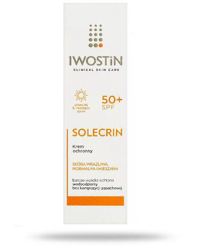 podgląd produktu Iwostin Solecrin SPF50+ krem ochronny 50 ml