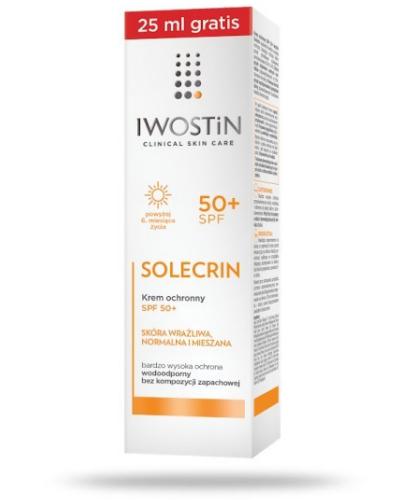 podgląd produktu Iwostin Solecrin SPF50+ krem ochronny 75 ml