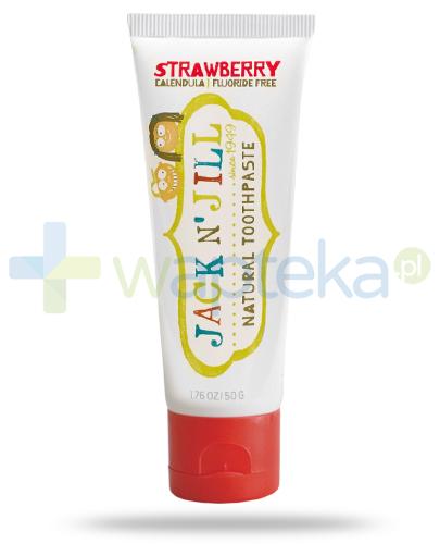 zdjęcie produktu Jack & Jill naturalna pasta do zębów smak truskawkowy 50 g